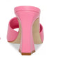 Steve Madden - Women's Square Toe Slip On Sculpted Heel