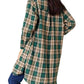 Double Take - Effortlessly Elegant Plaid Collared Shirt