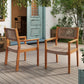 Outdoor Dining Patio Chairs (Set of 2)