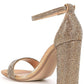 Steve Madden - Women's Carrson Ankle Strap Open Toe Block Heeled Dress Sandals
