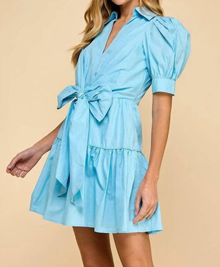 Tcec - Poplin Bow Dress