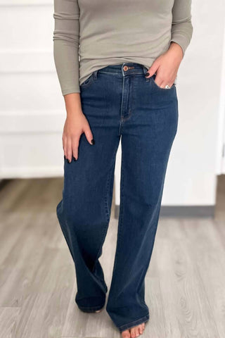 Judy Blue - High Waist Vintage Wide Leg Jeans