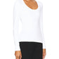 Bobi - Long Sleeve Scoop Neck Tee