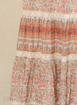 M.A.B.E. - Cass Print Maxi Skirt