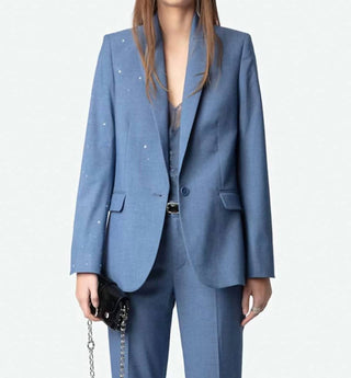 Zadig & Voltaire - Valse Chine Strass Stars Blazer