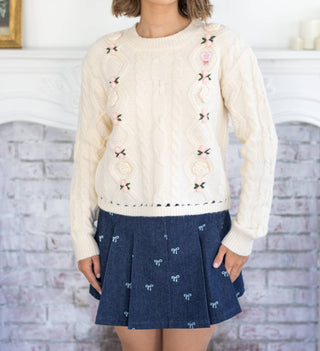 Kestan - Holly Floral Sweater