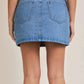 Le Lis - Women's The Jetty Mid Rise Denim Skort