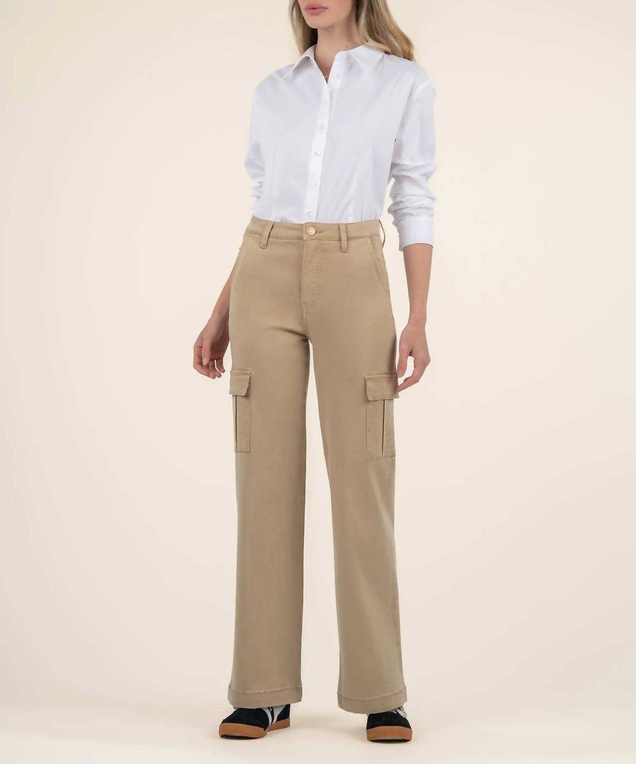 Kut From The Kloth - Miller High Rise Wide Led Pant With Cargo Pockets