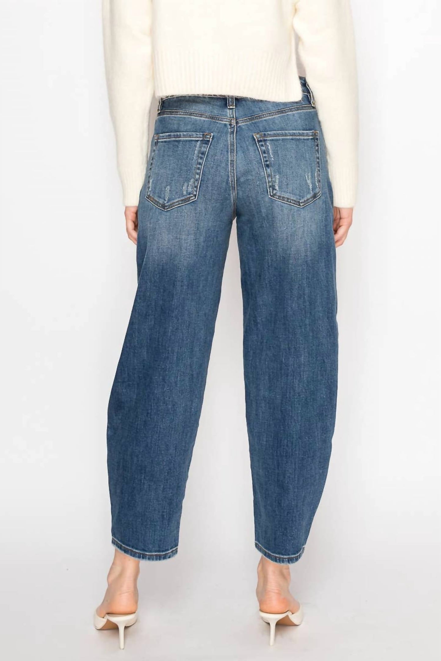 Artemis Vintage - High Rise Relaxed Barrel Jeans