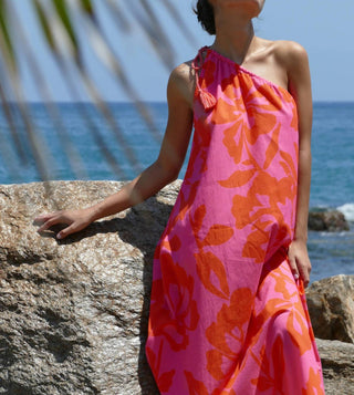 Bindu - Bindu Lydia One Shoulder Maxi Dress