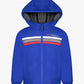 London Fog - Toddler Boys Zip Front Hooded Sporty Stripe Raincoat
