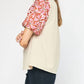 Entro - Embroidered Puff Sleeve Top