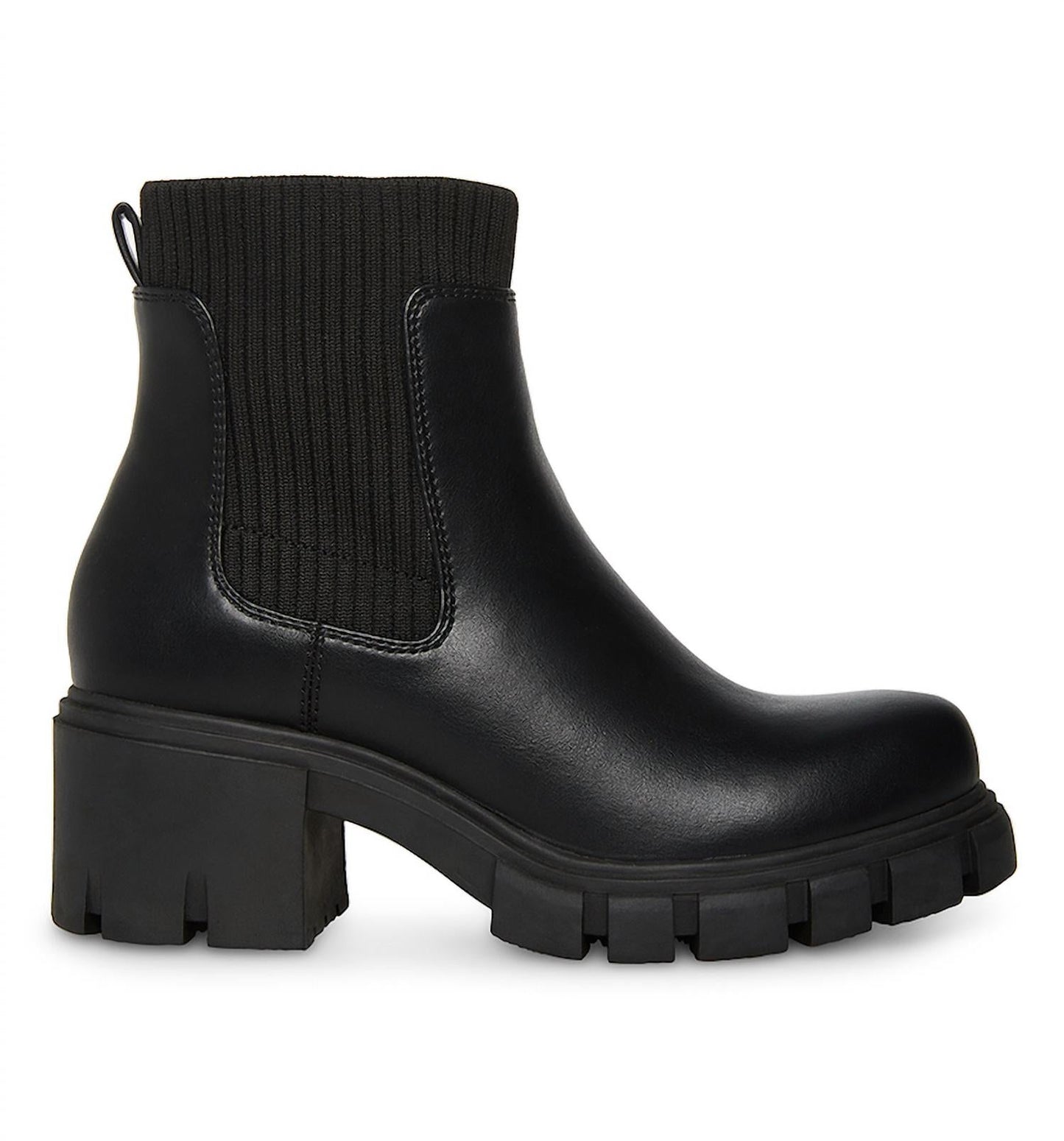 Steve Madden - Women's Ribbed Sock Like Ankle Boot
