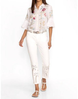 Johnny Was - THE CROPPED BABY BOOT JEAN PARADISE PALMAS