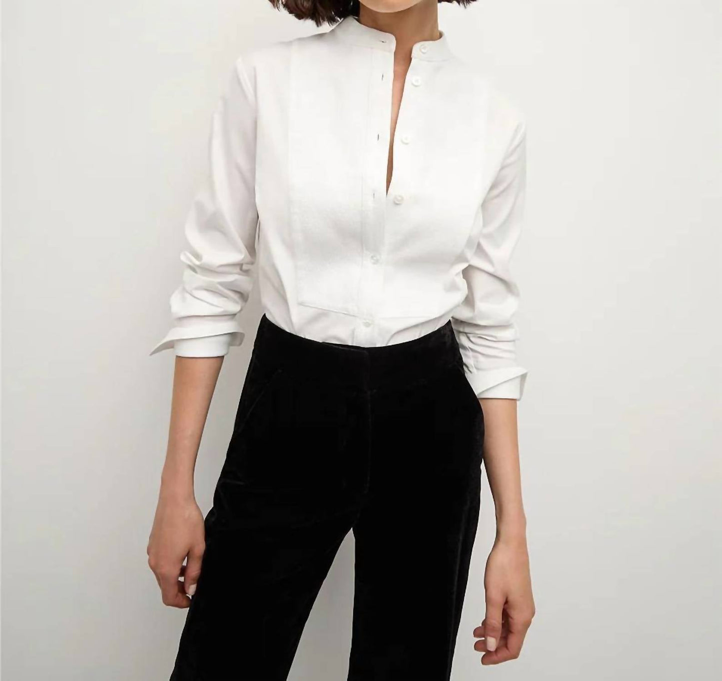Veronica Beard - Naya Tuxedo Style Top