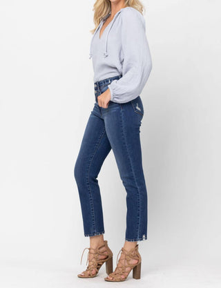 Judy Blue - High Waist Front Yoke Slim Fit Denim Jeans