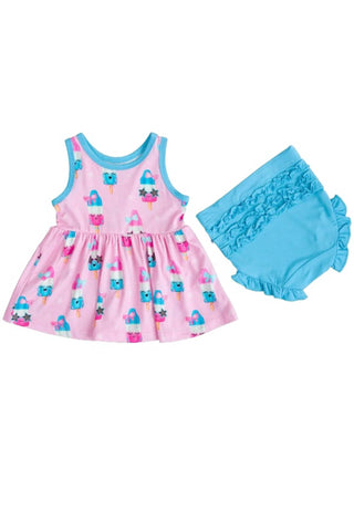 Birdie Bean - Sailor Peplum Dress Set