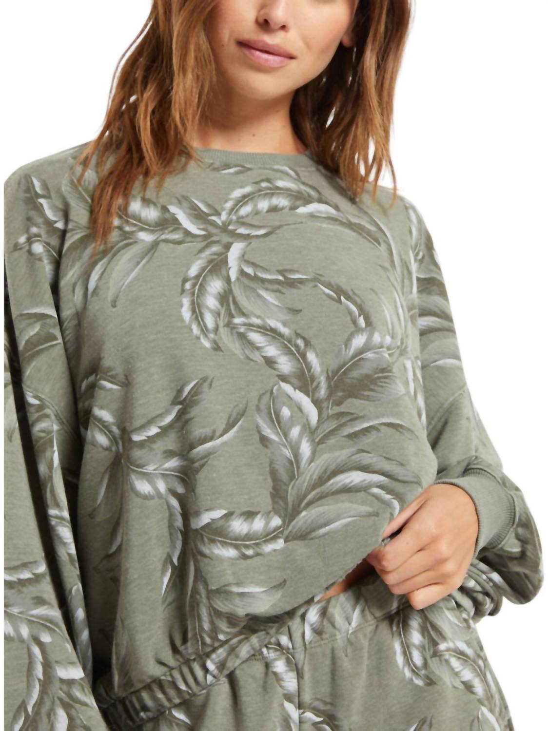 Z Supply - Mason Palm Pullover Top