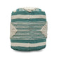 Diamond Handcrafted Cylindrical Pouf