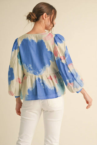 Jodifl - Meyer Puff Sleeve Bow Top