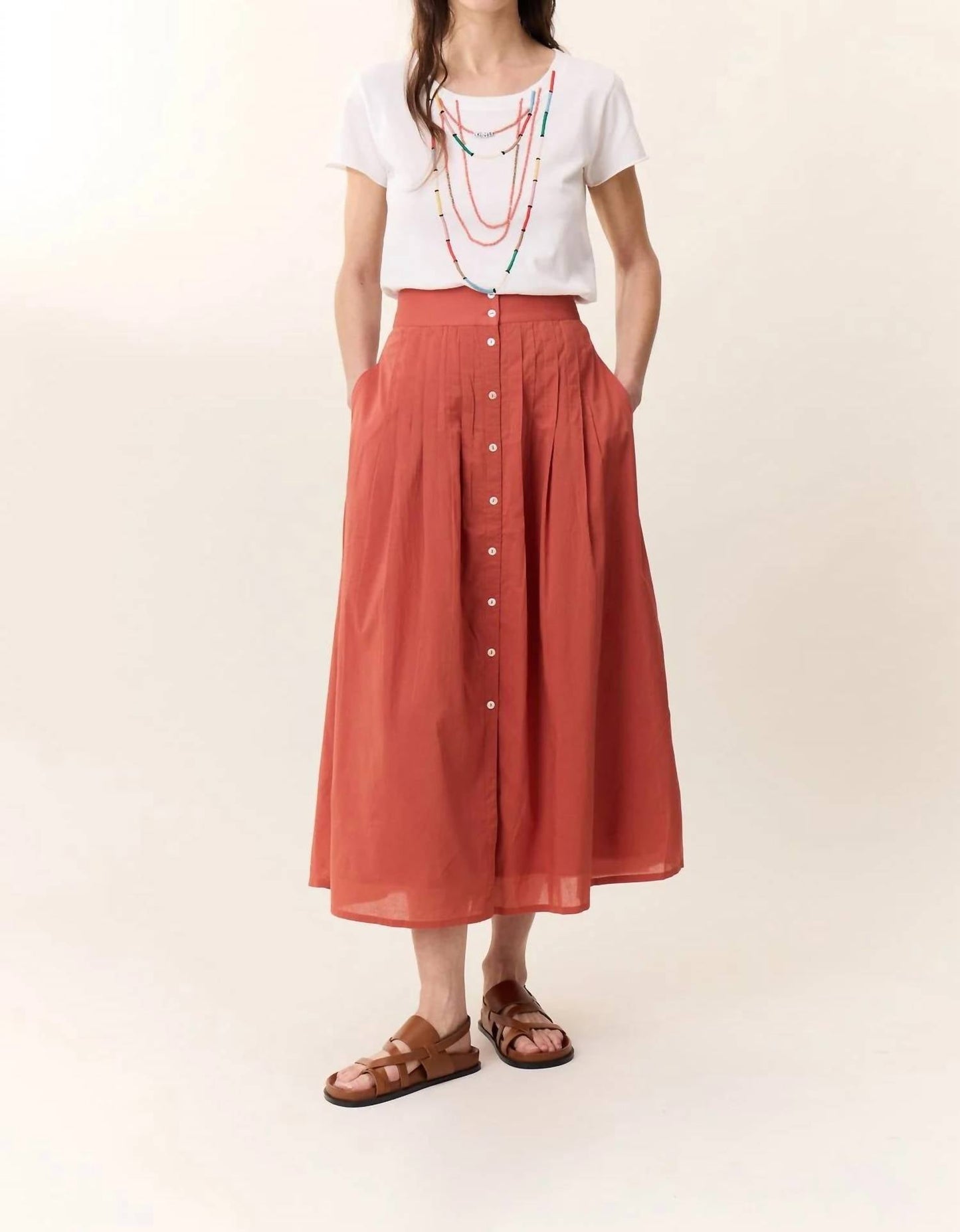 Leon & Harper - Joni Pleat Skirt