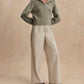 Varley - Maura Half Zip Rib Knit Sweater