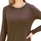Basic Bae - Luxe Long Sleeve Top With Pockets