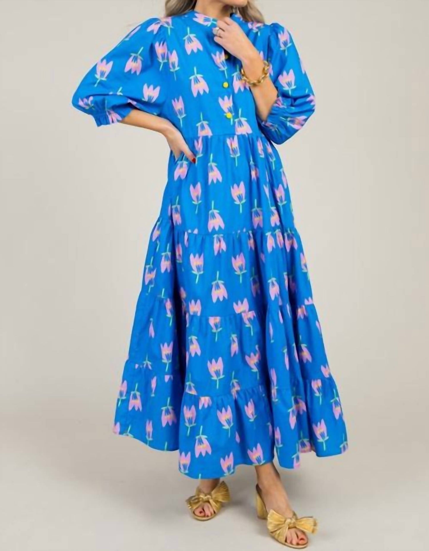 Karlie - Poppy Tier Kiki Maxi Dress