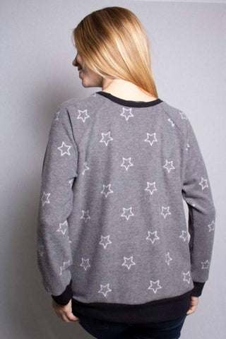B Flawless - Star Print Raglan Top