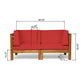 Oana - 2 Piece Loveseat Set With Water Resistant Cushions