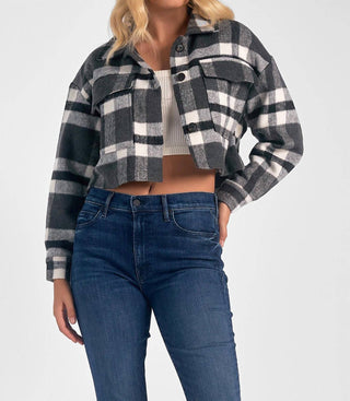 Elan - Button Down Crop Jacket