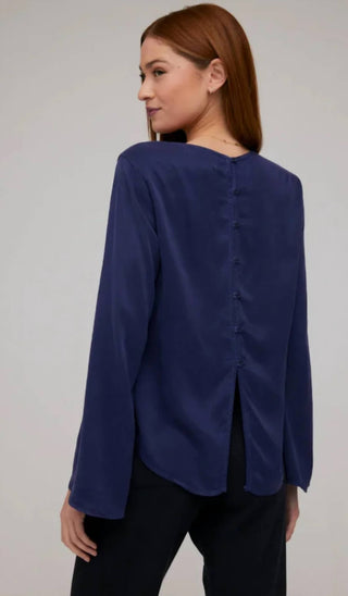 Bella Dahl - Bell Sleeve Button Back Top