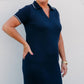 Spanx - Airessentials Pique Polo Midi Dress