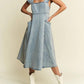 Trendsi - Jade By Jane Full Size Ruffled Denim Midi Dress Plus Size