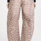 Free People - Good Luck Printed Barrel Jeans