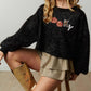 Peach Love - Spooky Sparkly Halloween Sequins Top