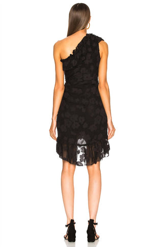 Ulla Johnson - Rimona One Shoulder Ruffle Silk Dress