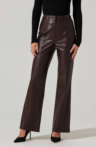 Astr - Vance Faux Leather Pants