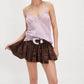 Free People - Third Charm Shine Mini Skirt
