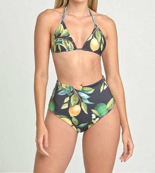 Steffany Milano - Citrus Bliss High-waisted Bikini Set
