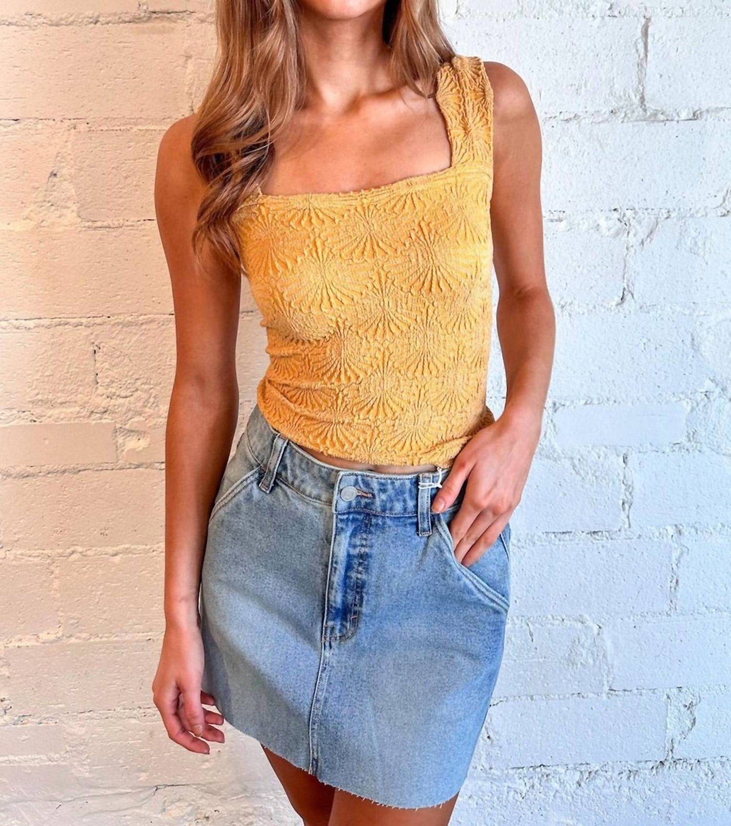 Free People - Golden Latte Love Letter Cami