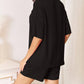 Basic Bae - Full Size Soft Rayon Half Sleeve Top And Shorts Set