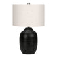 Lighting, Table Lamp, Ceramic, Contemporary - Black / Cream