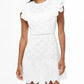 Adelyn Rae - Nisha Cotton Eyelet Embroidered Mini Dress