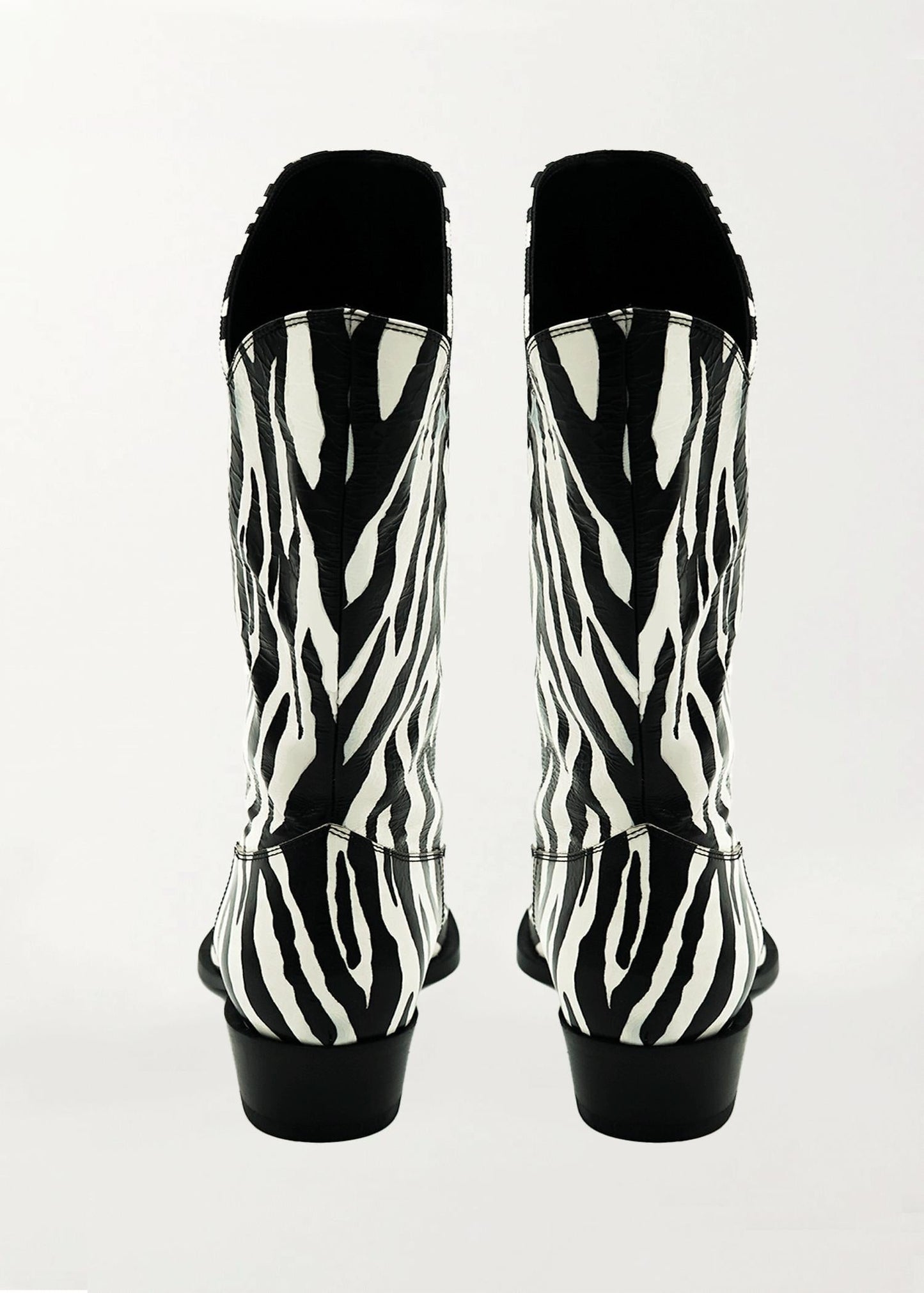 Che By Chelsey - Women's Zebra Texan Boots