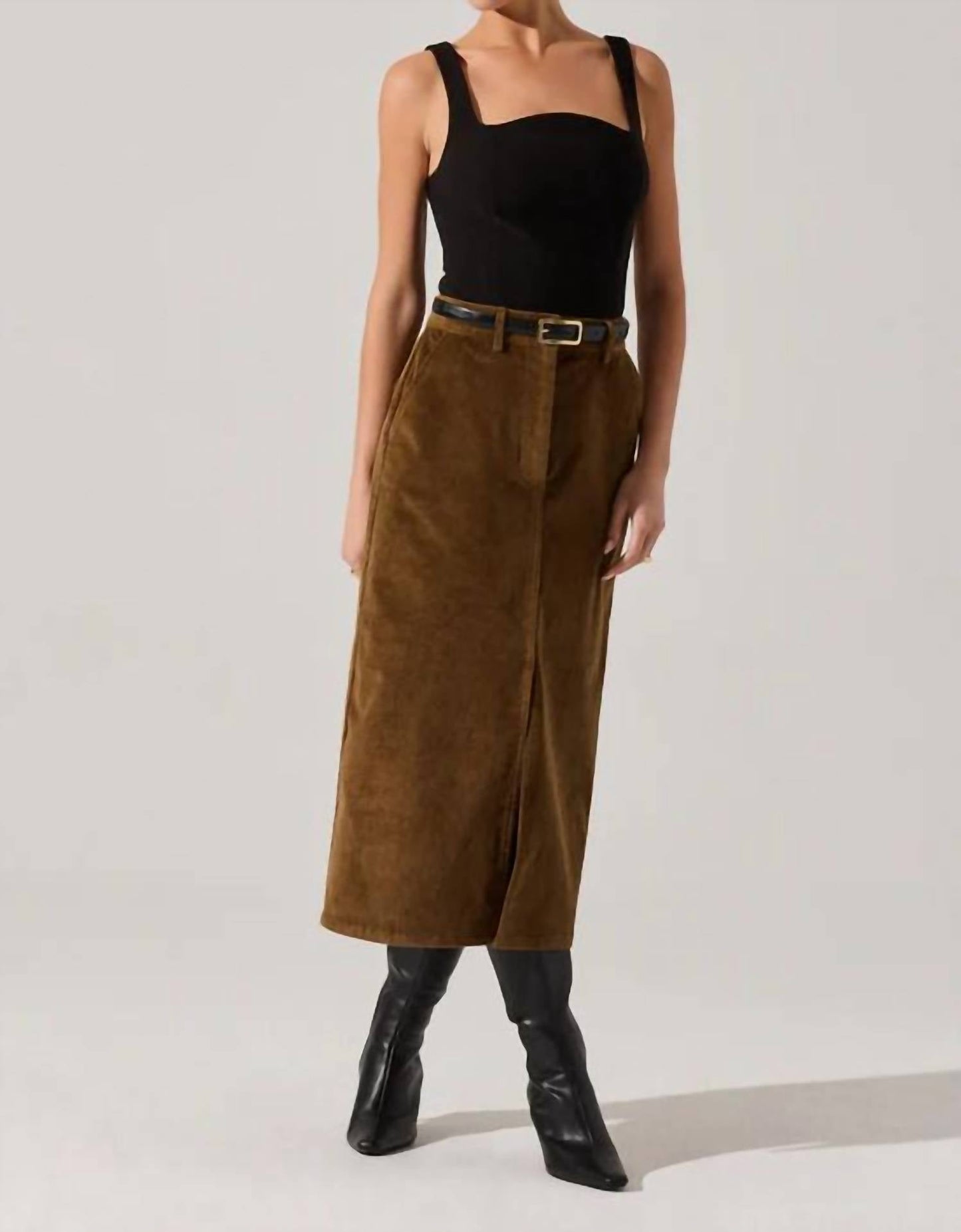 Astr - Kendal Curved Neck Bodysuit