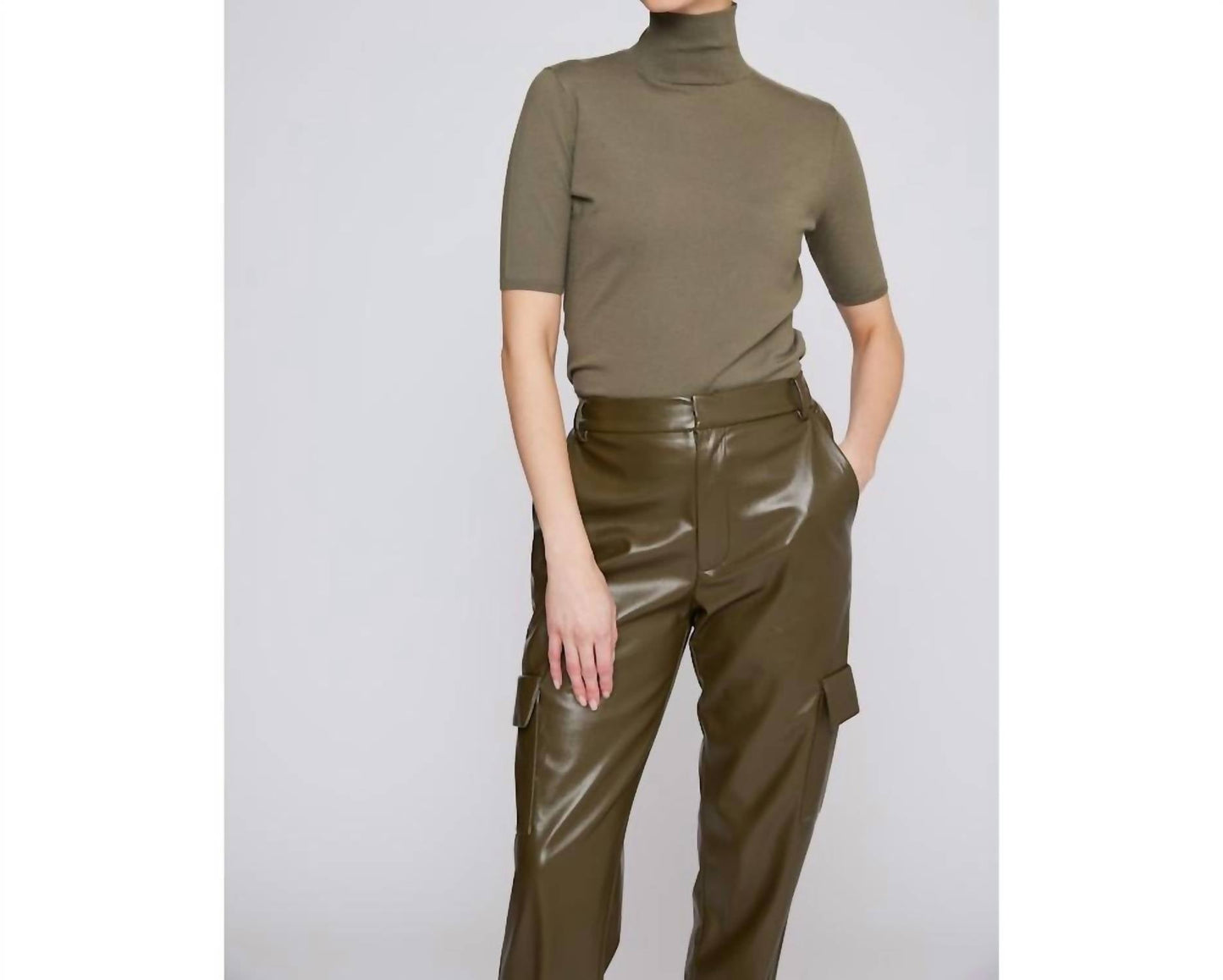 Amanda Maria - The Leather Cargo Pants