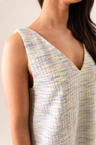 Molly Bracken - Prismatic Tweed Dress