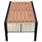 U_Style Multi-person Outdoor Iron Sofa Set with Table