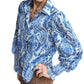 Entro - Paisley Button Down Blouse